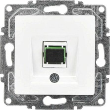 Myg Plus Eqona Radius Neoline Fiber Optik Data Prizi, Beyaz (Mekanizma + Tuşkapak)