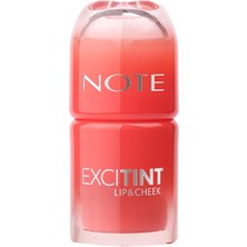 Myg Plus Excitint Lip & Cheek Dudak ve Yanak Renklendirici Tint Likit Allık - 10 Peach Veil