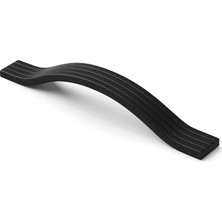 Myg Plus Akasya Siyah 160 mm Çizgili Metal Mobilya Kulpu Çizgili Model Dayanıklı Uzun Ömürlü Modern Tasarım
