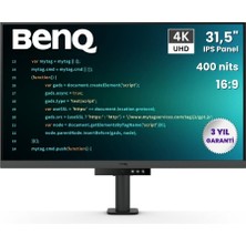 BenQ RD320UA 31.5 Inç 4k+ 3:2 Nano Mat Arka Aydınlatmalı Ergo Arm Kollu Yazılımcı Monitörü