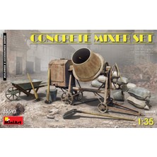 Maket Aksesuarları Beton Mikser Seti