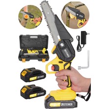 Steıner Alman 128 Vf 10 Ah Çelik Şanzuman Akülü Dal Kesme Budama Testere Bıçkı Makinesi 15 cm Sarı