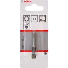 Bosch Professional Bit Ekstra Sert Iç Torx Vidalar Için (T8, Uzunluk: 49 Mm, 1 Adet), 2607001628