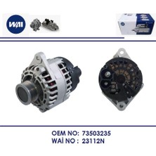 WAI Alternatör 120A Doblo Grande Punto Bravo 2 Stilo Astra H Vectra C Zafira B 1,9d Jtd/mjt/cdti 73503235 23112N