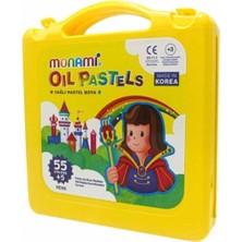 Monami 55+5 Renk Kutulu Pastel Boya Plastik Kutu 8801067660099