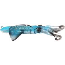 Odea Jlc Xipi Evo Silikon Kalamar 130 gr Kafa 170MM Vücut #3 Blue Glow