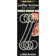 Odea Fish Arrow Luminova Curly Neck Tie (Thin) Tai Rubber Etek Luminova Glow (2 Adet/paket) Olta