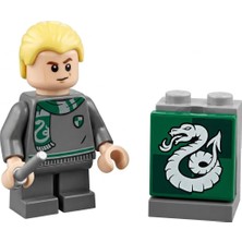 Odea LEGO Harry Potter Mikro Yapılar - (Day 6) - Draco Malfoy And Slytherin Tile