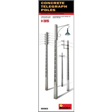 Odea Miniart 35563 – Aksesuvarı ve Gereci Concrete Telegraph Poles