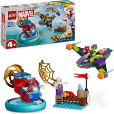 Odea LEGO 4+ Spidey Green Goblin’e Karşı 10793-4 Yaş ve Üzeri Çocuklar Için Marvel Örümcek Adam ve Green Goblin Minifigürleri Içeren Yaratıcı Oyuncak Yapım Seti (84 Parça)
