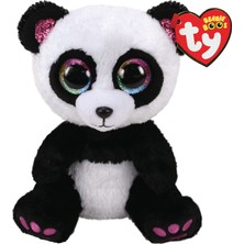 Odea Ty Uk Ltd 36307 Paris Panda W/boynuz - Beanie Boos Peluş Oyuncak, Çok Renkli, 15CM