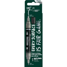 Odea Faber-Castell Multimark Akrilik Markör, Chrome,çift Uçlu,çok Amaçlı,konik Uç,sınırsız Kullanım Çeşitliliği
