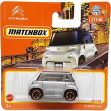 Odea Matchbox - Citroen Amı - Mbx Metro 30/100 - HVN73 - Kısa Kart - Gümüş Metalik - Superfast Lesney - Mattel 2024-1:64