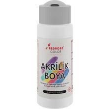 Odea Red Rose Beyaz Akrilik Boya 60 ml