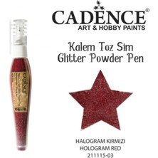 Odea Cadence Kalem Toz Sim, Hologram Kırmızı, 10 Gram