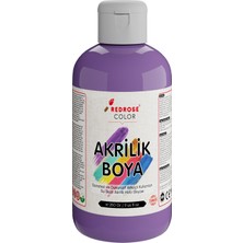Odea Red Rose Lila Akrilik Boya 250 gr