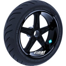 Odea Çınar Extreme Taş Grisi 4 Parçalı Keskin Jant Şeridi Sticker