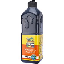 Odea Nova Color Akrilik Boya 500 gr Siyah NC-386