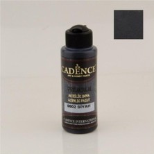 Odea Cadence Akrilik Boya 250ML 0002 Siyah Ahşap Boyası