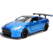Odea Jada Toys – 98271BL – Model Araba Nissan GT-R35 – 2012 Ben Sopra – Fast Furious – Ölçek 1: 24 – Mavi