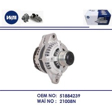 Alternatör 12V 150A Fiat Doblo 2 500X 500L Jeep Renegade Giulietta 1,4 51884239 21008N Wai