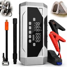 Odea Romofy 7in1 Akü Takviyeli Şarjlı Lastik Şişirme Kompresörü 12000MAH Pompa