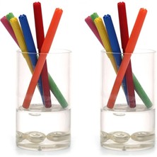 Odea 2 Adet Kalemlik Su Içinde Incili Model Ofis Gereci 7X7X13CM 300ML