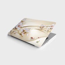 Odea Laptop Sticker Notebook Pc Kaplama Etiketi Kabartma Gül