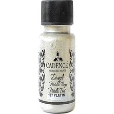 Odea Cadence Dora Simli Metalik Boya, 137 Platin, 50ML