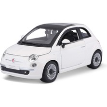 Odea Bburago 15622106 - Fiat 500, 2007, 1:24(Farblich Sortiert)
