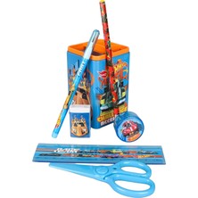 Odea Hot Wheels Dekomus Ile Lisanslı Hot Wheels Full Metal Kalemlik (Masaüstü Organizer) Kırtasiye Seti