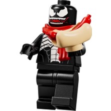 Odea LEGO Spider-Man 2024 Mikro Yapılar - (Day 5) + (Day 6) Venom With Scarf And Hot Dog + Hot Dog Stand