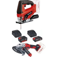 Odea Einhell Tc-Js 18 Li Dekupaj Testere Axxio 18/150 Avuç Taşlama 2.5AH-4.0AH Set