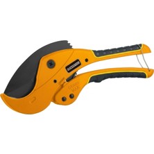 Odea 64 mm Profesyonel Pvc ve Pprc Boru Kesme Makası - Otomatik Cırcırlı Mekanizma, Ergonomik Kaymaz Saplı Tesisatçı Boru Kesici