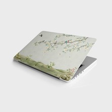 Odea Laptop Sticker Bilgisayar Notebook Pc Kaplama Etiketi 3D Ağaç Kuşlar
