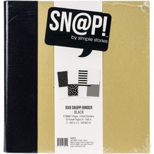 Odea Simple Stories 10771 Snap Binder Sn@p 6 x 8, Siyah, Tek Boy