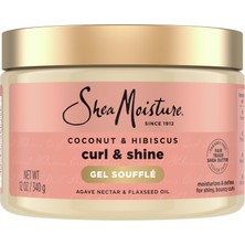 Odea Shea Moısture Curling Jel Sufle, Kalın, Kıvırcık Saçlar Için Hindistan Cevizi ve Ebegümeci Saçları Nemlendirir ve Korur