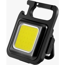 Odea Buffer® Anahtarlıklı, Açacaklı,güçlü Mıknatıslı 3 Farklı LED Modlu Mini Boy Asılabilen LED Kamp Aydınlatması Fener