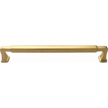 Odea Lüks Opil Çekmece Kulp Mat Sarı 160 mm 1 Adet Dolap Kapak Gardırop Şifonyer Modern Metal Kulp
