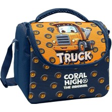 Odea Coral High Erkek Çocuk Turuncu Kamyon Desenli Isı Yalıtımlı Beslenme Çantası 37161