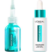 Odea L’oréal Paris Bright Reveal Koyu Lekelere Karşı Hızlı Etkili Yenileyici Peeling Serum 25%[aha+Bha+Pha]& Sivilce,güneş,yaşlanma Lekelerinde Etkili Koyu Leke Karşıtı Serum 10% Niasinamid Cilt Bakım Seti
