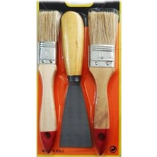 Odea Boya Kestirme Fırça- Spatula Seti 3lü (5250)