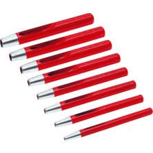 Odea Izeltaş 5700002112 Kayış Zımba Takımı, Kırmızı, 12 Parça Set