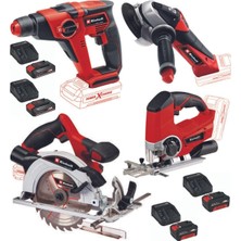 Odea Einhell Te-Hd 18/12 Matkap Te-Cs 18/165/1 Testere Te-Ag 18/115 Taşlama Te-Js Dekupaj 2X4.0AH+2X2.5AH