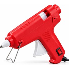 Odea Humas 60W Sıcak Silikon Tabancası, 11 mm Silikon Çubuk Uyumlu, Açma/kapama Anahtarlı Kablolu Hobi ve Tamir Yapıştırma Tabancası, Kırmızı