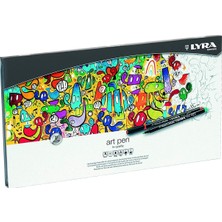 Lyra Hı Quality Art Pen Çizim Kalemi, 30'lu Metal Kutu