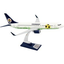 Rafta Zekupp Boeing 737-800 1/100 Ölçek Fenerbahçe Lisanslı Stadyum Tasarım Maket Uçak