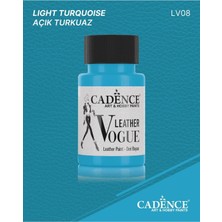 Rafta Cadence Leather Vogue Deri Boyası, LV08 Açık Turkuaz, 50ML, Akrilik