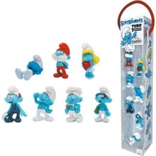 Rafta Plastoy Şirinler Heykelcik 7'li Set, Şirinler Tüp Serisi 7, 2-5 Cm, Çok Renkli, Plastik