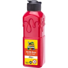 Rafta Nova Akrilik Şişe 250 Gm Kırmızı Hindi